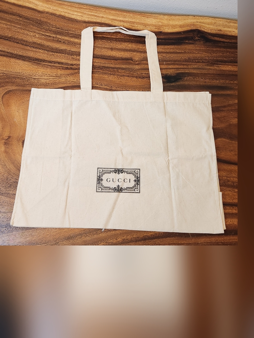 GUCCI linen Tote dust bag